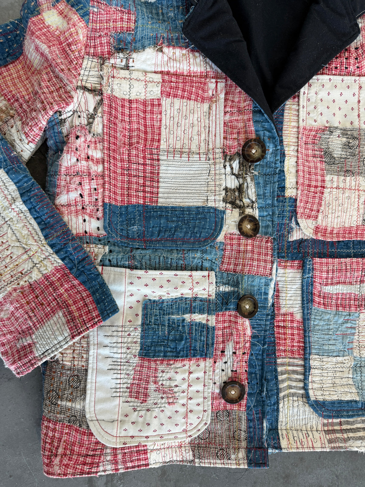[RE:VIVE] Early 20th Century Quilt Chore Coat