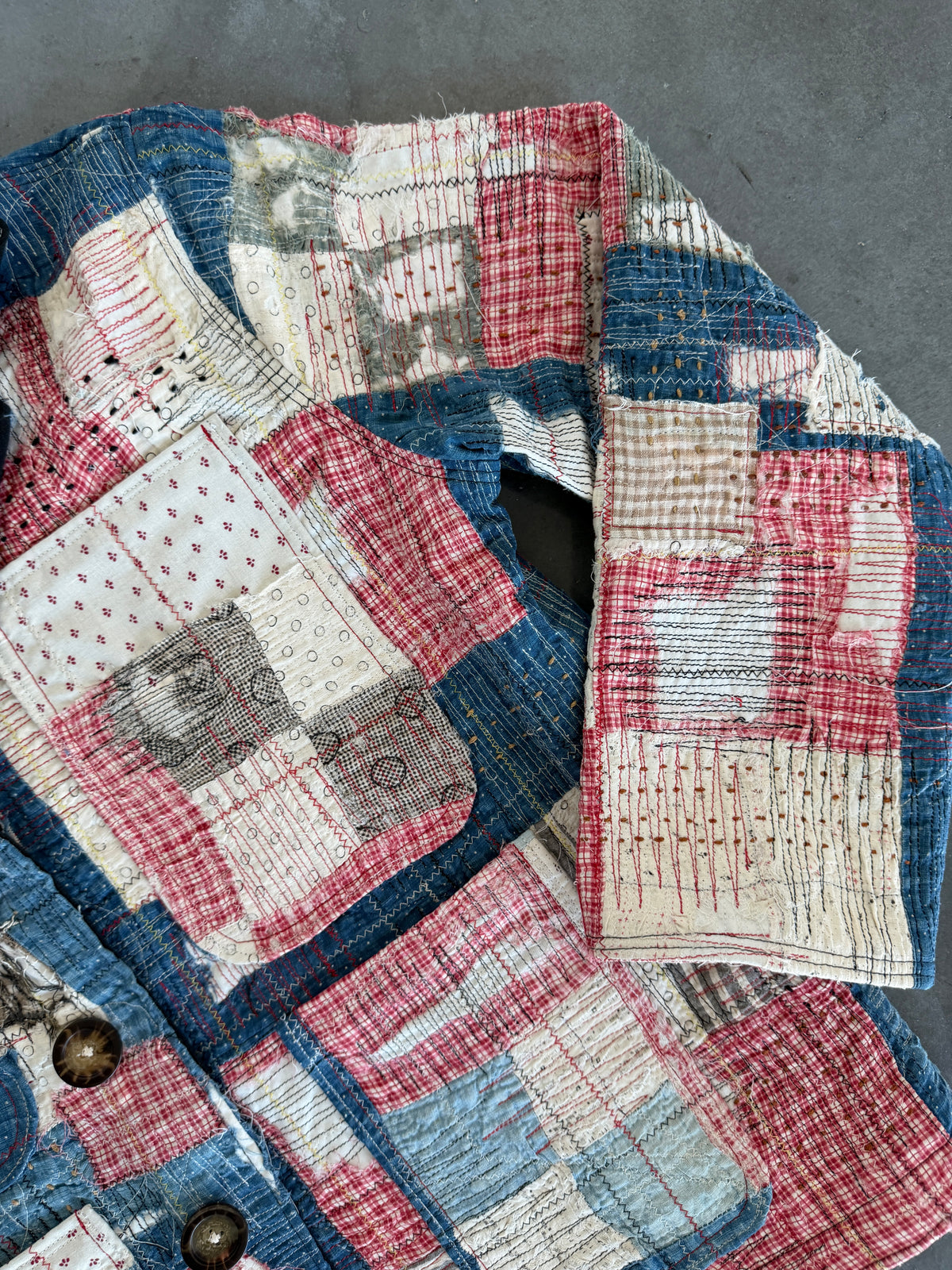 [RE:VIVE] Early 20th Century Quilt Chore Coat