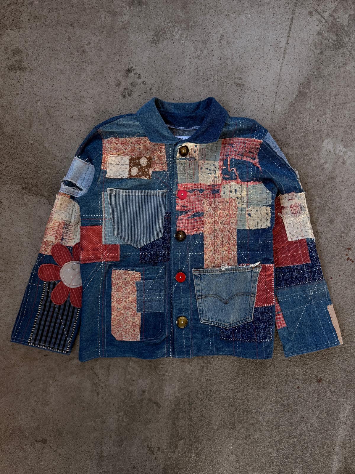 [RE:VIVE] Patchwork Chore Coat