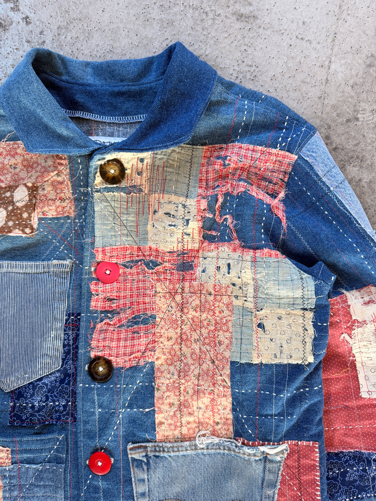 [RE:VIVE] Patchwork Chore Coat