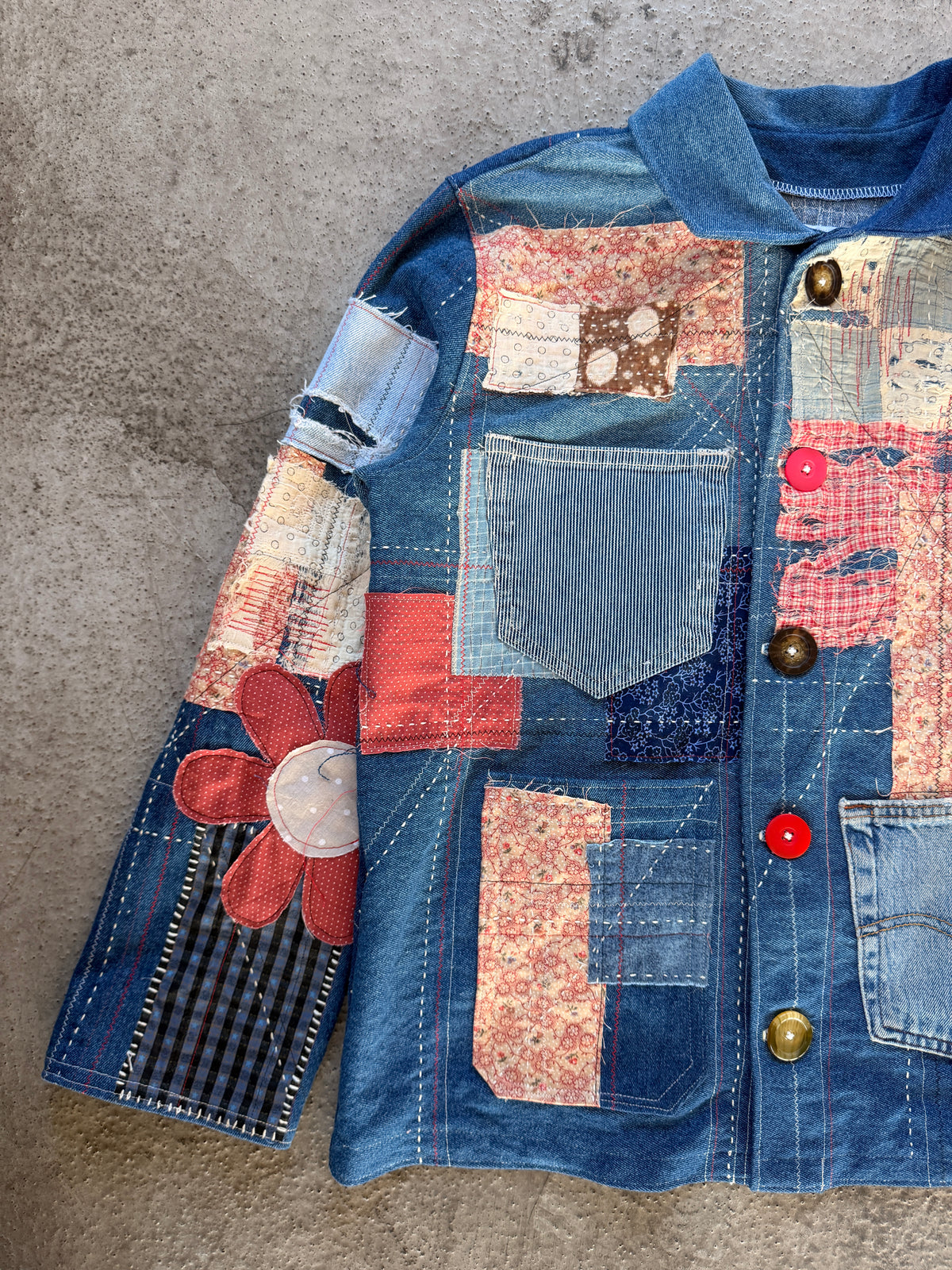 [RE:VIVE] Patchwork Chore Coat