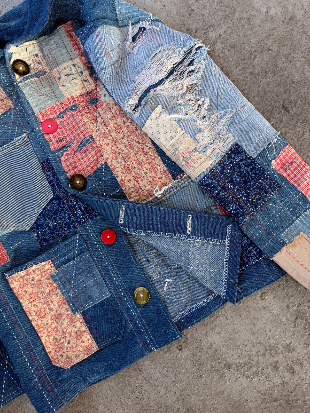 [RE:VIVE] Patchwork Chore Coat